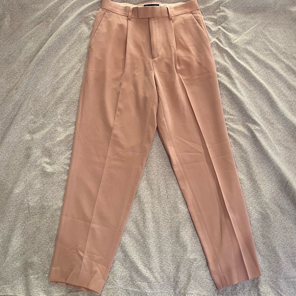 ASOS Pleated Pink Dress Pant